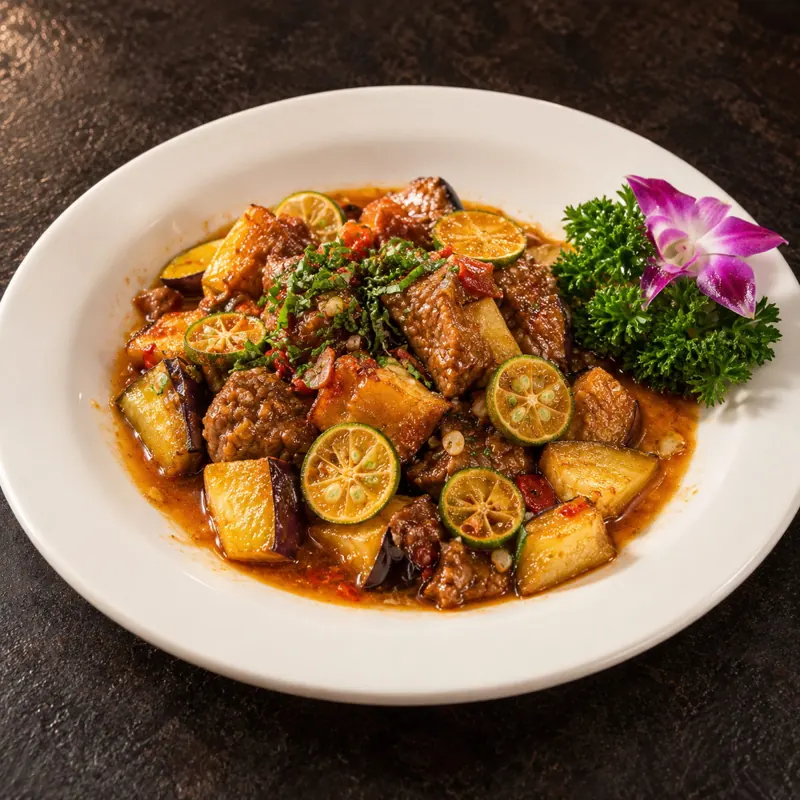 Bò sốt tắc cà